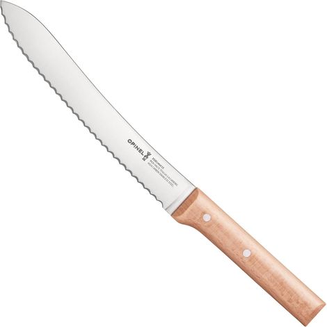 N°116 Couteau à Pain Parallèle - Lame Acier Inoxydable, Denture Adaptée aux Pains - Manche en Bois de Hêtre - Excellente Prise en Main - Garantie à Vie (1/5)