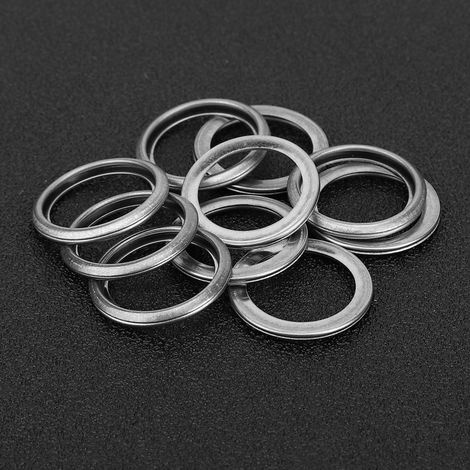 Lot de 10 joints d'étanchéité pour bouchon de vidange d'huile, diamètre intérieur 20 mm, référence 803916010, pièces de rechange (1/4)