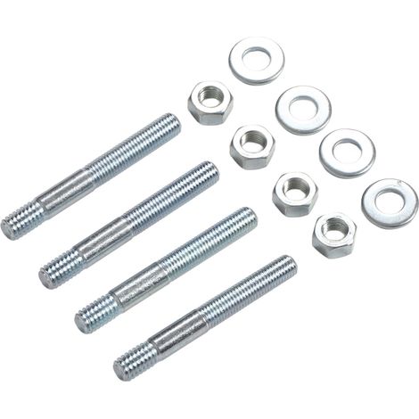 Kit de montage carburateur 2‑1/2 po avec entretoises et goujons métalliques pour collecteur d'admission filetage 5/16 po (1/5)