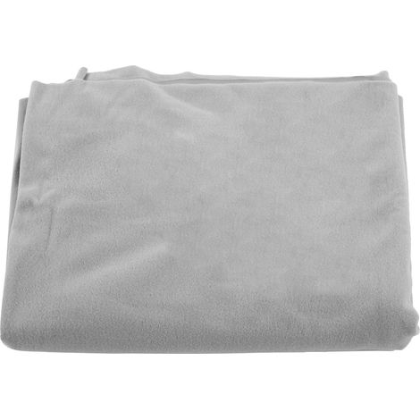 Accessoire photo pour bébé : long lange respirant gris clair, idéal pour les séances photo. (1/5)