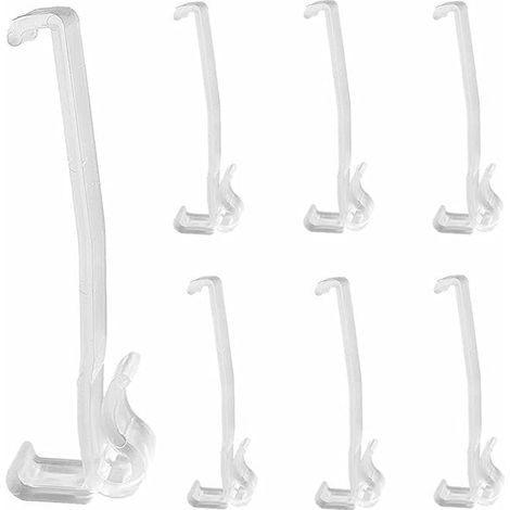 Lamelles de stores vénitiens verticaux, éléments décoratifs pour panneaux de stores verticaux, accessoires de suspension de rideaux, grands éléments décoratifs (10 pièces) (1/5)