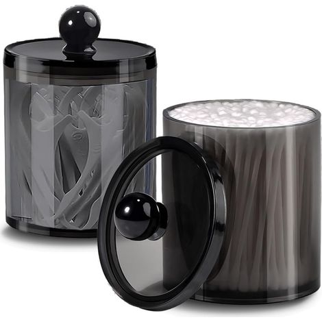 Ensemble de bocaux de rangement de salle de bain modernes en acrylique Irovami (1/3)