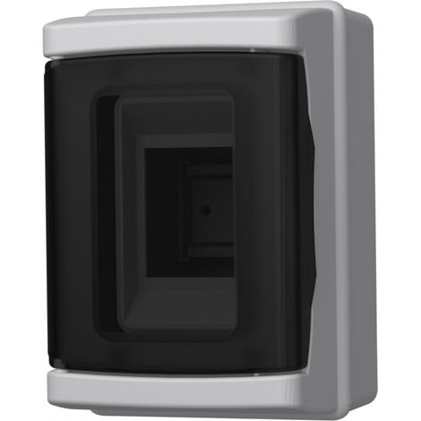 Cuadro de distribución de superficie con alto grado de protección IP65, puerta transparente de 2 módulos, 940,02 M-L 1x2 (1/5)