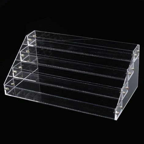 Présentoir de Vernis à Ongles, Organisateur Transparent D'huiles Essentielles en Acrylique de Grande capacité, Garde le Bureau Bien rangé pour Support de Vernis à Ongles en (1/3)