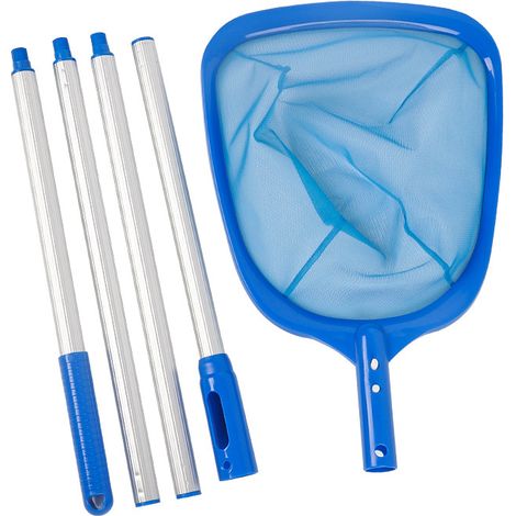 160cm épuisettes de Surface pour Piscine,Filets de Fond de Piscine avec percher Stable en Aluminium , Spa, Source Chaude