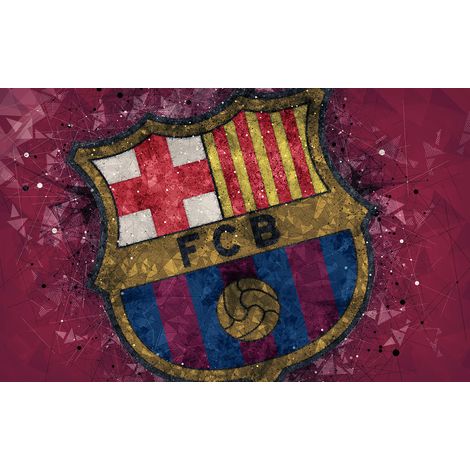 Papier peint panoramique Foot / Football - FCB Barcelone - 325 cm x 203 cm (1/2)