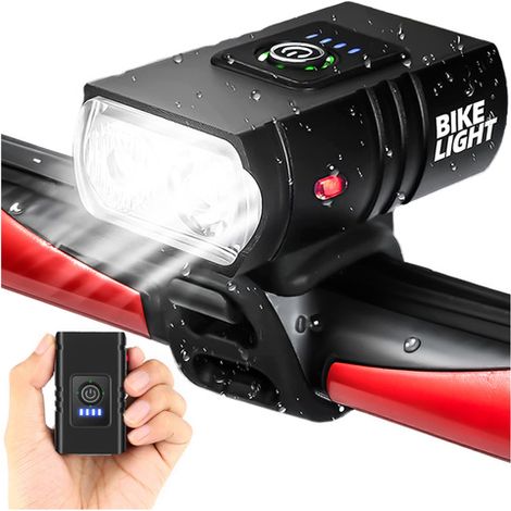 Alogy wasserdichte LED-Fahrradfrontleuchte, 800 lm, 2 LEDs (1/5)