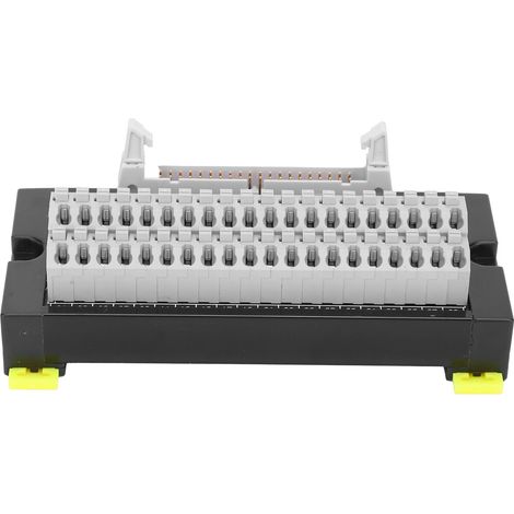 Bornier 40 broches, adaptateur de montage sur Rail DIN, connecteur de commande de commutateur IDC40PDK