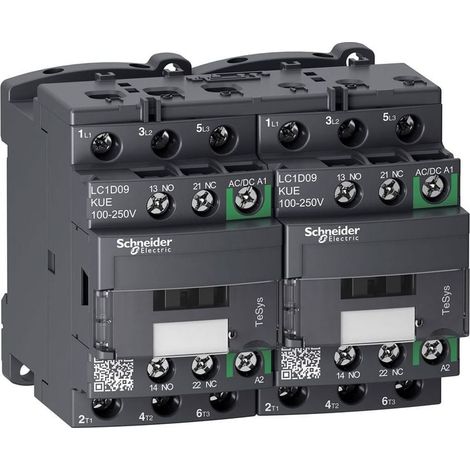 Contattore invertitore 3P 9A AC-3 ≤440V bobina 100-250V AC/DC - LC2D09KUE