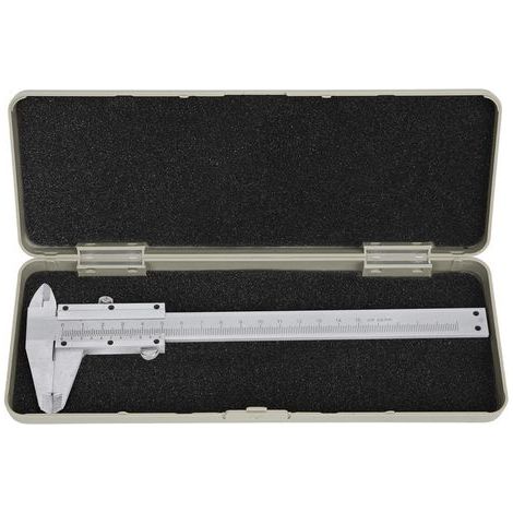 Pied à coulisse en acier au carbone, micromètre de haute précision, outil de mesure manuel 0 à 150mm (1/5)