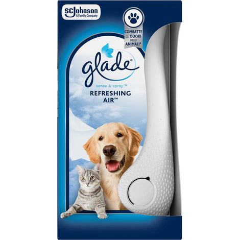 Glade Pet Sense & Spray Nachfüllpackung für elektrischen Duftspender Refreshing Air 18 ml