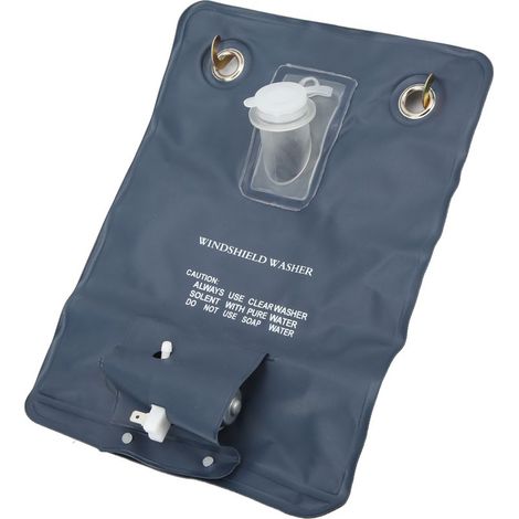 Jeffergarden Kit de lave-glace facile à remplacer pratique Kit de sac de lave-glace pratique outils de nettoyage avec pompe pour voiture 12V (1/4)