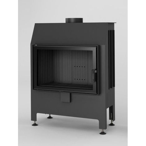 Estufa de leña Heatro 69 negro- 80cm