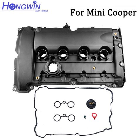 Convient aux couvercles de soupapes de moteur Mini Cooper avec joints 11127646555 (1/5)