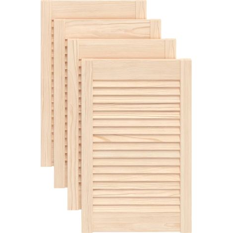 Maison Exclusive - Ante con Design a Lamelle 4 pz 61,5x39,4 cm in Legno di Pino