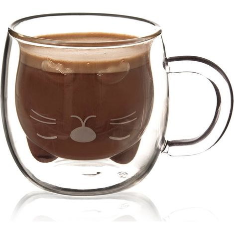 Vaso térmico de doble pared para café DOBLE 270 ml (1/5)