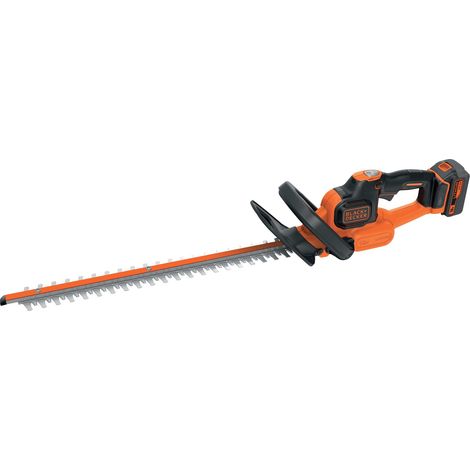 Black & Decker – Taille-haie sans fil 18V – Lame en acier 50cm – Technologie POWERCOMMAND pour coupe efficace – Sac de rangement inclus - GTC18504PC (1/8)