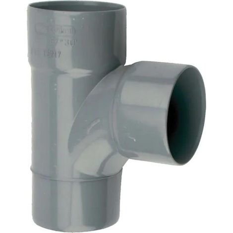 Wavin Piletta PVC Maschio Femmina 87°30 D125 Grigia