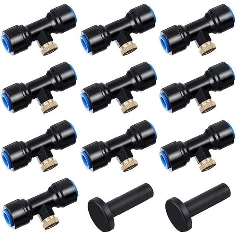 Système D'irrigation Système de Brumisateur Extérieur,Avec 10 Buses pour Jardin Terrasse Patio Bricolage, 10pcs,Buse de Pulvérisation en Laiton pour Jardin (1/5)