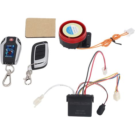 Sistema de alarma antirrobo universal para coches con sistema de entrada sin llave (PKE) bidireccional para motocicletas.