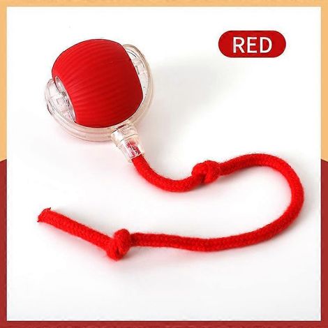 Jouet interactif pour chat, balle à roulement automatique, fausse queue rechargeable, jouet électrique intelligent pour animal de compagnie, chien c (1/5)