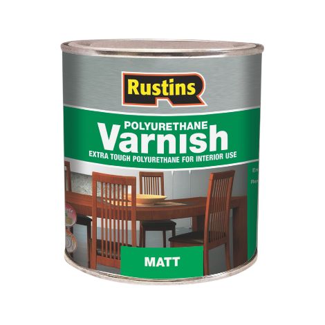 Rustins Quick Dry Polyurethane Varnish Clear - Matt - 250ml