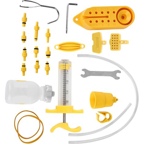 Kit de purge d'huile minérale pour freins à disque hydrauliques de vélo