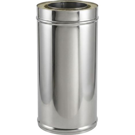 MAKA Modulo Lineare 500 mm Canna Fumaria Doppia Parete Inox Ø 200-250 mm (1/5)
