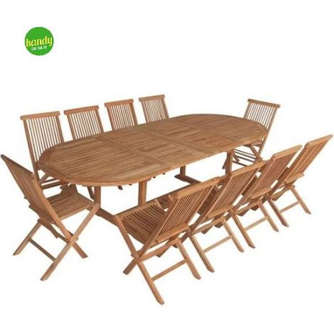 Tavolo allungabile Ambra Garden in teak 200/300 cm (1/5)