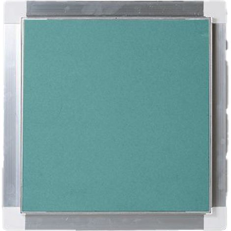 Botola con Telaio in Alluminio naturale senza guarnizione e con sportello in cartongesso : Dimensione - cm 50x50 (1/3)