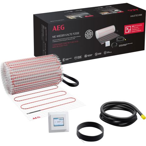 AEG Riscaldamento elettrico a pavimento, set completo 4 m², 200 W/m², piano termico Turbo TBS TC 200/4 Set Plus, 205821
