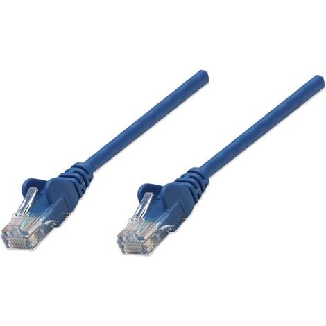 INTELLINET Cavo Patch Categoria 5E non schermato UTP Blu - 5 mt (1/4)