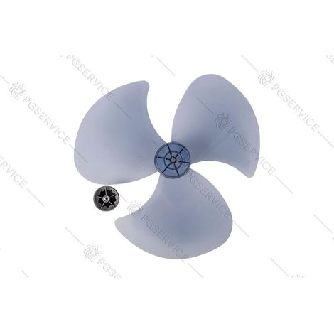 Pale d'hélice Ventilateur 385mm - Pièce Détachée - Plastique - Pour Téfal VU4420 (1/2)