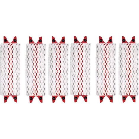 Lot de 6 têtes de Balai Plates en Microfibre compatibles avec Vileda Ultramax (1/4)
