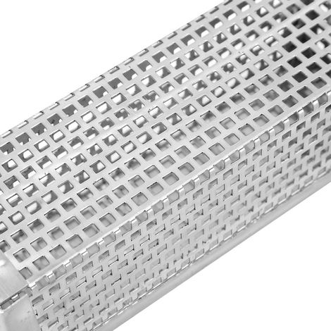 Tube Fumeur Barbecue Métal [Square] Smoke Generator 304 Stainless Steel Accessoire Gril de 15,5 cm (1/5)