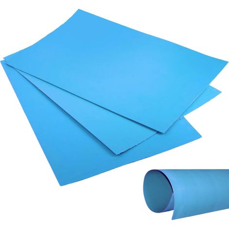 3 Feuille Joint Moteur Culasse Carter D'huile Boîtier De Filtre À Huile Sans Amiante 0.8mm 1mm 1.5mm, Résistant Aux Hautes Températures 450°, Plaque Joint D'étanchéité Petits Moteurs (Bleu) (1/5)