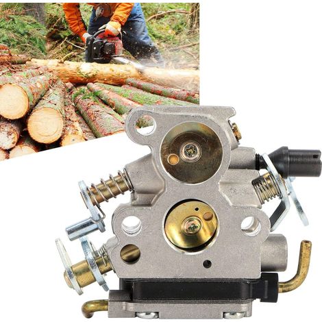 Vergaser-Vergaser, Vergaser-Ersatz-Kettensägenzubehör aus Aluminiumlegierung für HUSQVARNA 135 140 435 435e 440 440e (1/5)