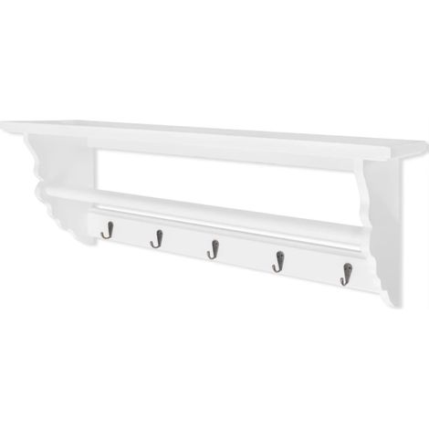 Garderobe MDF Weiß Barocker Stil