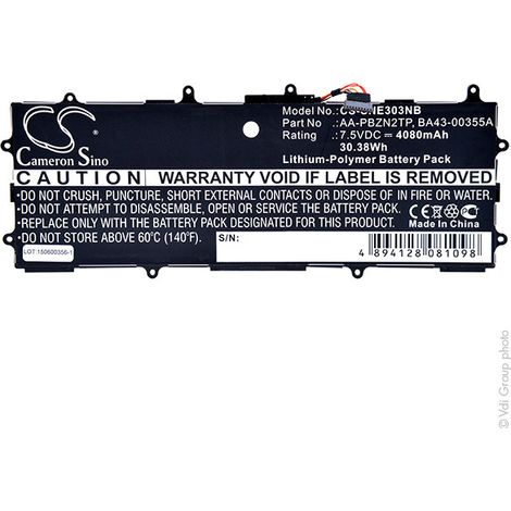 NX - Batterie ordinateur portable 7.5V 4080mAh - AA-PBZN2TPAA-PBZN2TPBA43-0035 (1/4)