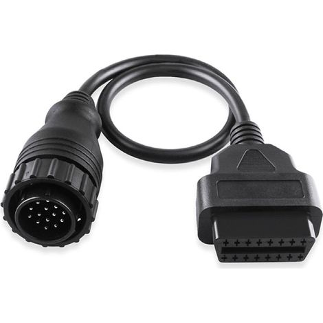 Adaptateur 14 Pin mâle vers 16 Pin OBD2 femelle – Câble diagnostic pour Mercedes Benz – Longueur 40 cm – Connecteur 14 broches - 16Pin (1/5)