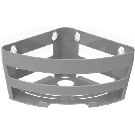 Étagère d'Angle Salle de Bain "Bath'n Store" 28cm Gris