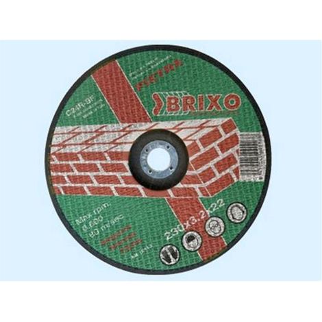 Dischi abrasivi Brixo per marmo - mm. 230 x spessore mm. 3,2 Conf. 50 Pz