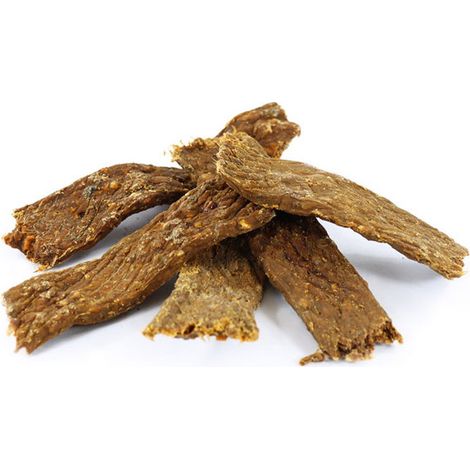 Anima Selvaggia getrocknete Snacks für Hunde Kaninchenfleischstreifen 6 Packungen zu je 75 g.