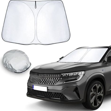 Pare-soleil de pare-brise compatible avec Renault Austral E-Tech 2023, 2024 et 2025, avec isolation thermique et protection UV, accessoires Sun Austral (145 x 80 cm) (1/4)