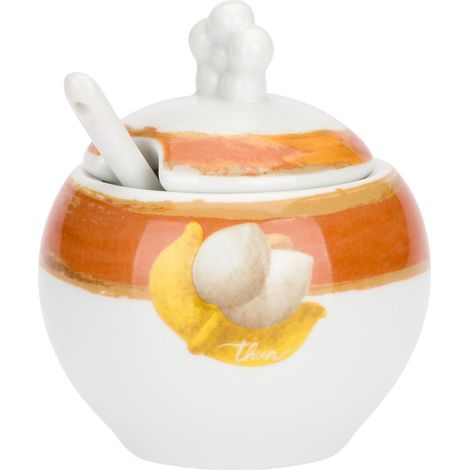 THUN - Zuccheriera con cucchiaino, Collezione Tulipani10,25 x 9,60H 370 cc (1/4)