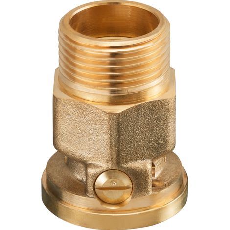 OVENTROP Robinet d'arrêt SVA DN 32, G 1 1/4 AG, G 2 IG ÜM, PN 10, laiton, 1070110