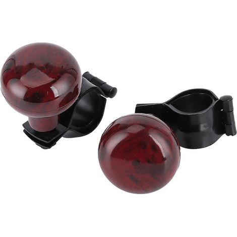 2 poignées de volant, aspect bois d'acajou, poignées universelles pour siège rehausseur auto, accessoires (1/5)