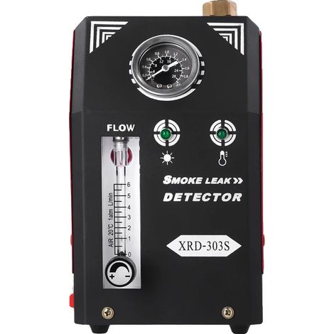 Macchina del fumo EVAP, 12 x 8 x 6 pollici, pressione dell'aria 19 psi, compatibile con veicoli a 12 V CC, flussometro regolabile, pompa dell'aria integrata (1/5)