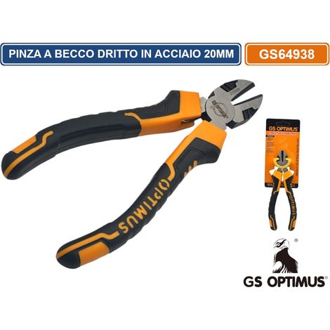 PINZA TRONCHESE A TAGLIO DIAGONALE IN ACCIAIO 20MM (1/2)