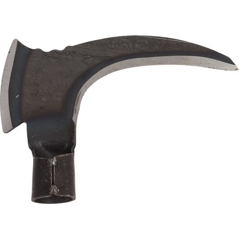 Faux double multifonctionnelle en acier à haute teneur en manganèse pour la coupe des arbres et des arbres. Double faucille pour outils de jardinage. Tête de coupe simple.